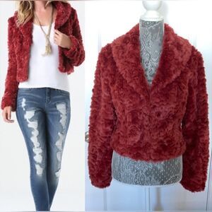 Bebe Gwenna Faux Fur Jacket New with tags